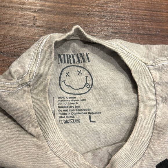 Nirvana NWOT Short Sleeves Tee, 100% Cotton. - Picture 2 of 5